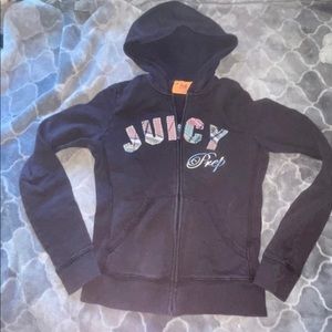 Juicy couture hoodie Y2K preppy plaid